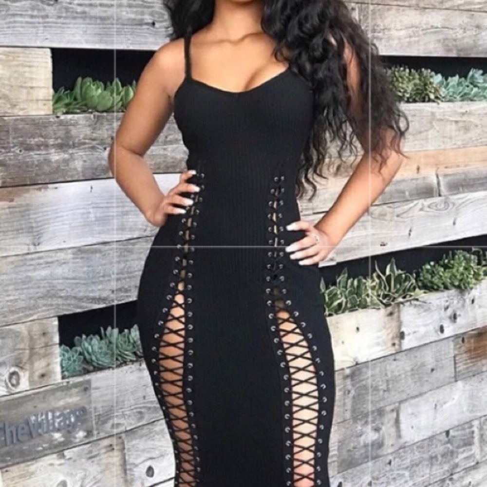 Keep Me Laced Dress